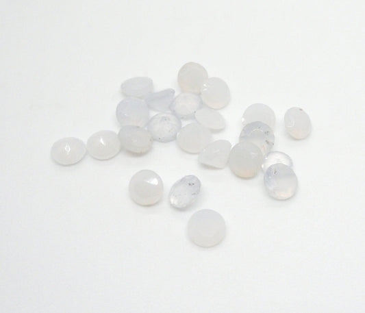 Chalcedony 4mm Faceted - ClayRevolution