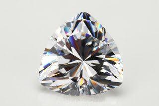 Cubic Zirconia CZ  3mm Trillion - ClayRevolution