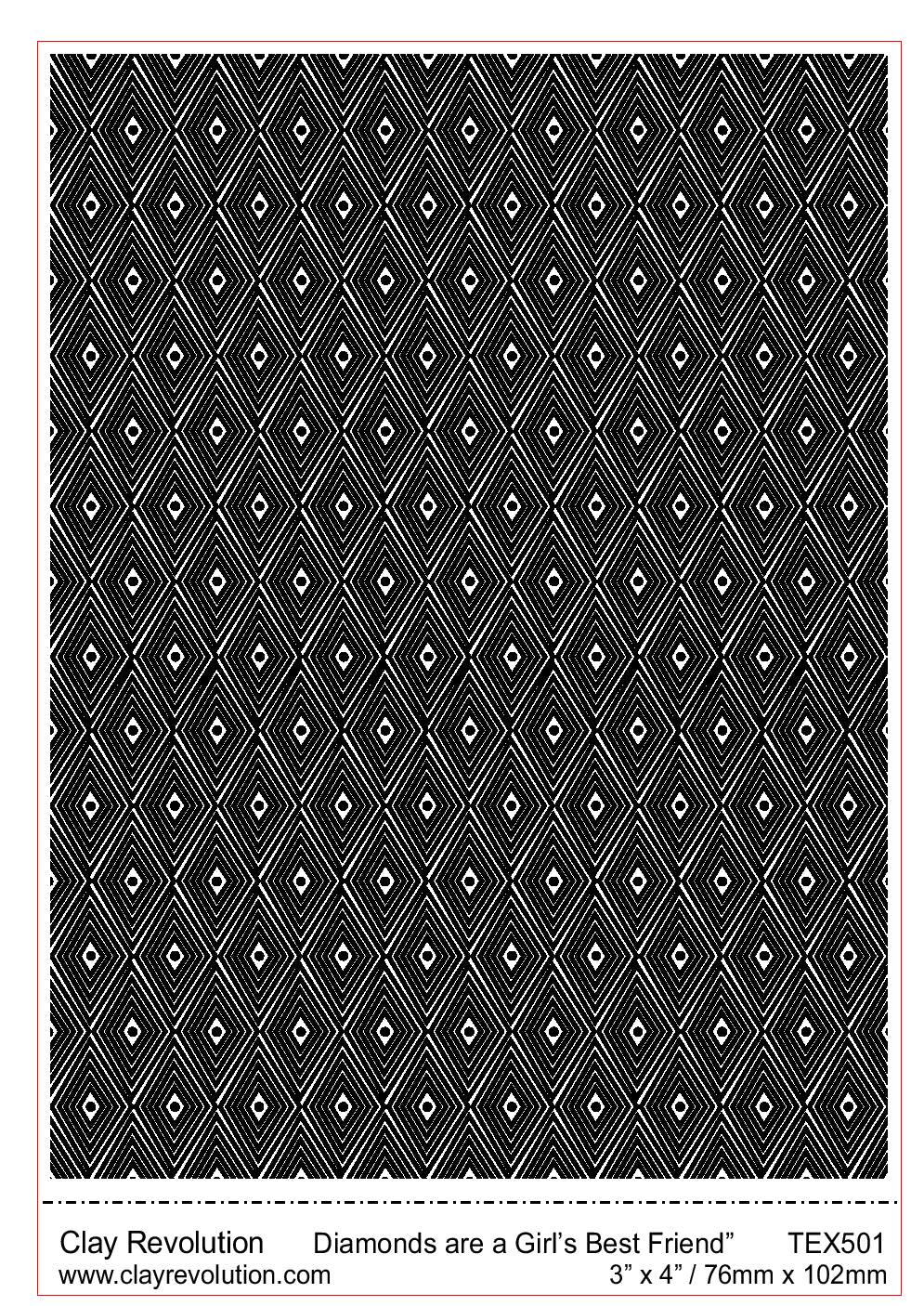 Diamonds Are A Girl's Best Friend Texture Sheet - ClayRevolution