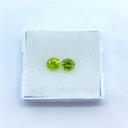 Peridot Round Faceted - ClayRevolution