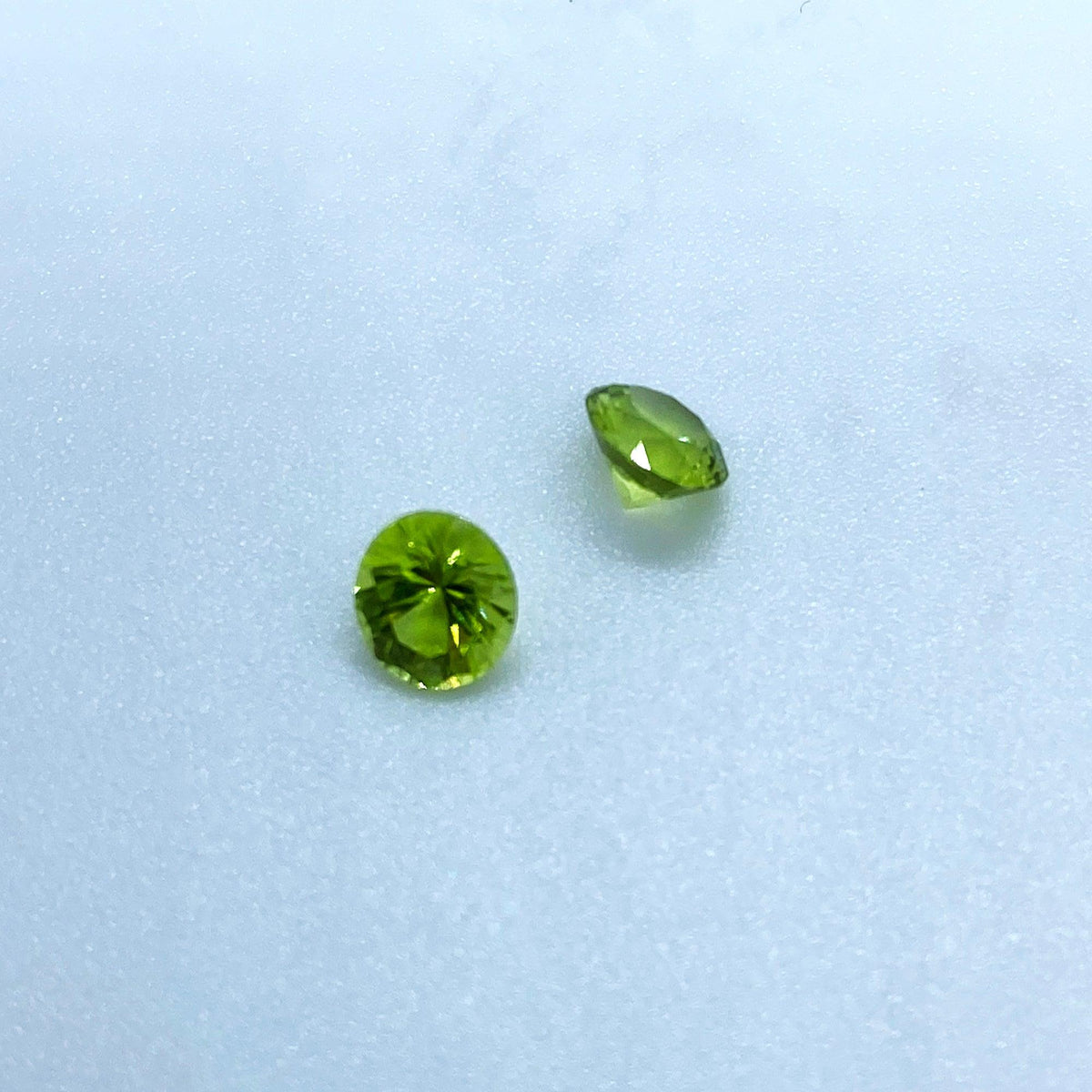 Peridot Round Faceted - ClayRevolution