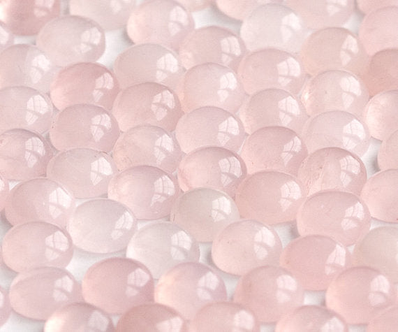 Rose Quartz Cabochon Round - ClayRevolution