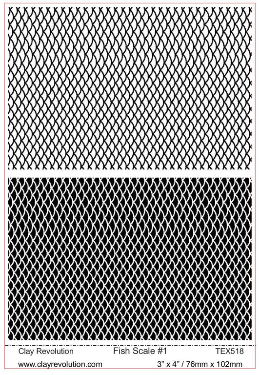 Small Fish Scale Texture - ClayRevolution