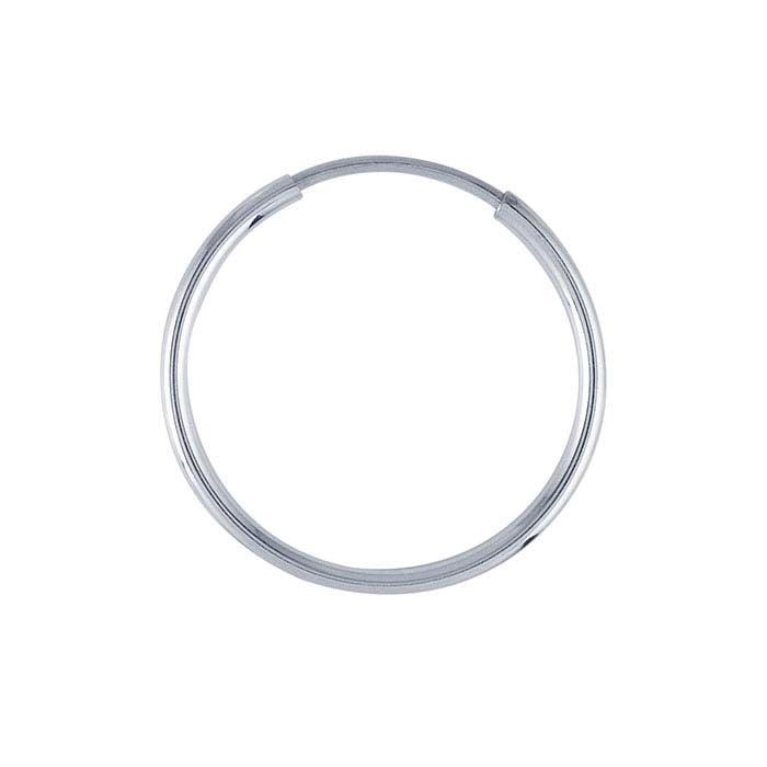 Sterling Silver Hoop Earrings 25mm - ClayRevolution
