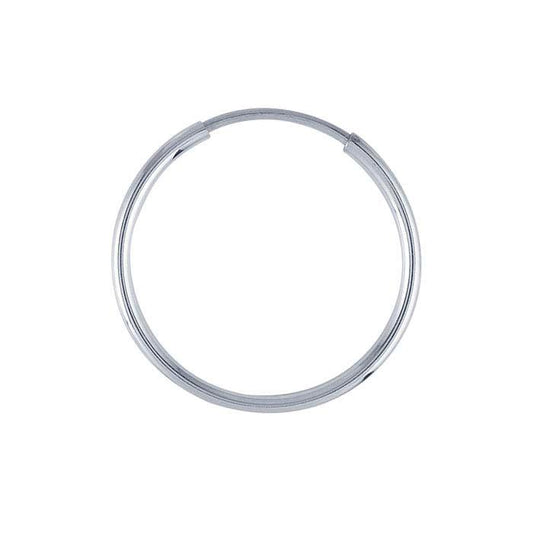 Sterling Silver Hoop Earrings 25mm - ClayRevolution