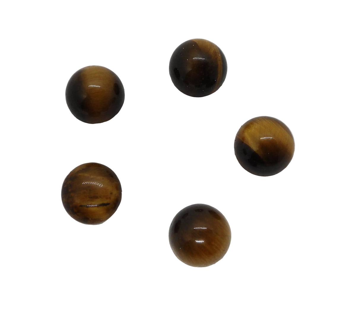 Tiger Eye 8mm Cabochon - ClayRevolution